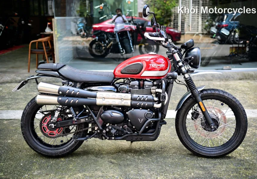 Triumph Street Scrambler 900 2018 vào đồ chơi