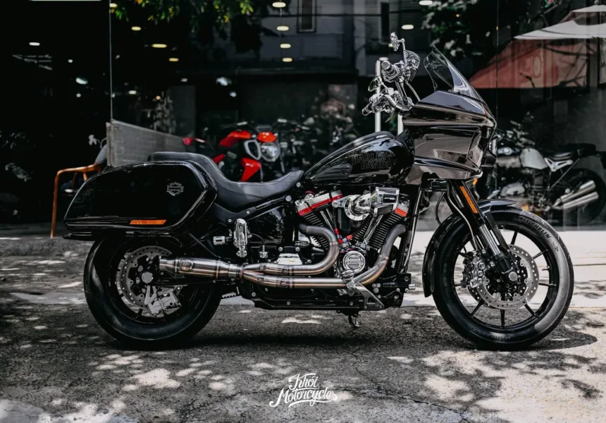 Harley Davidson Low Rider ST Vivid Black 2022 odo 4k km độ full