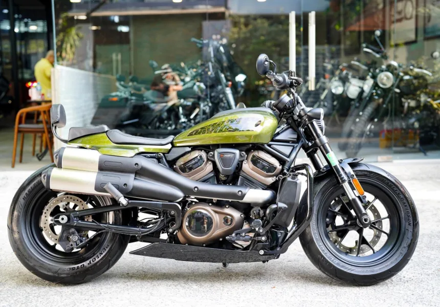 Harley Davidson Sportster S 1250cc 2022 Mineral Green odo 1500km